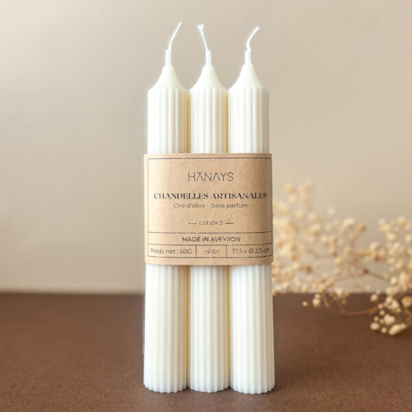 Chandelles (lot de 3)